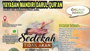 Read more about the article YAYASAN MANDIRI DARUL QURAN