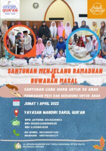 Read more about the article SANTUNAN BERSAMA YATAMA DIBULAN RUWAH TAHUN 2022