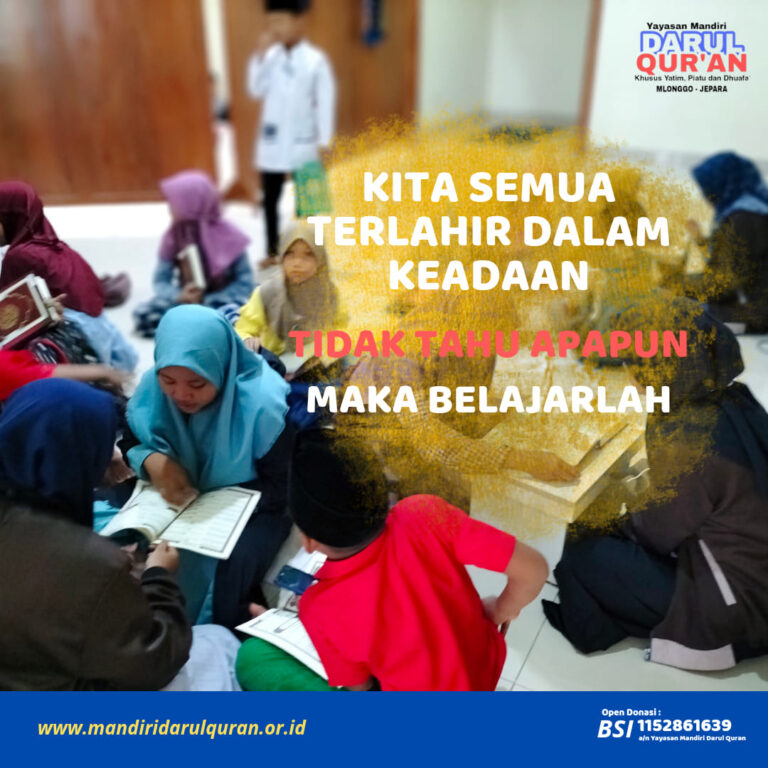 Read more about the article KEUTAMAAN BELAJAR BERSAMA YATIM DHUAFA