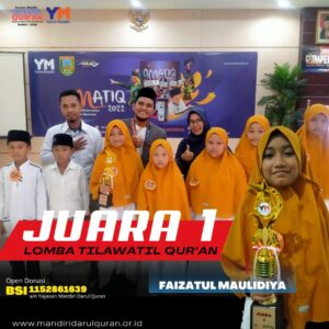 Read more about the article YATIM MANDIRI DARUL QURAN JUARA 1 OMATIQ 2022