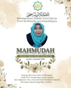 Read more about the article Innalillahi wa Inna Ilaihi Raji’un, Mandiri Darul Qur’an Berduka atas Wafatnya Almarhumah Mahmuda